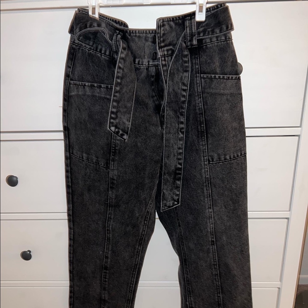 Baggy mom jeans high waisted